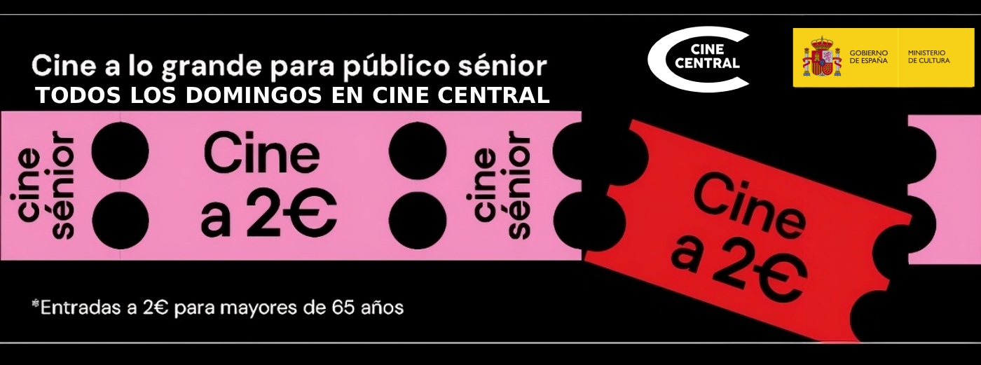 Cine Sénior: todos los domingos, entradas a 2 € para mayores de 65 años