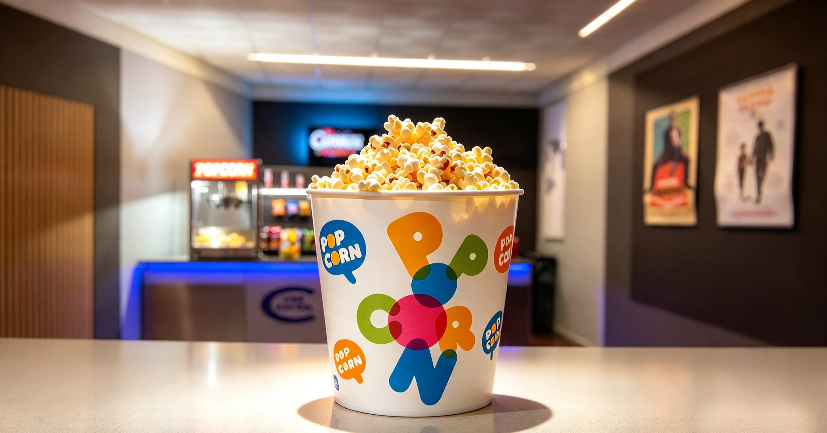 Palomitas de cine, listas para llevar